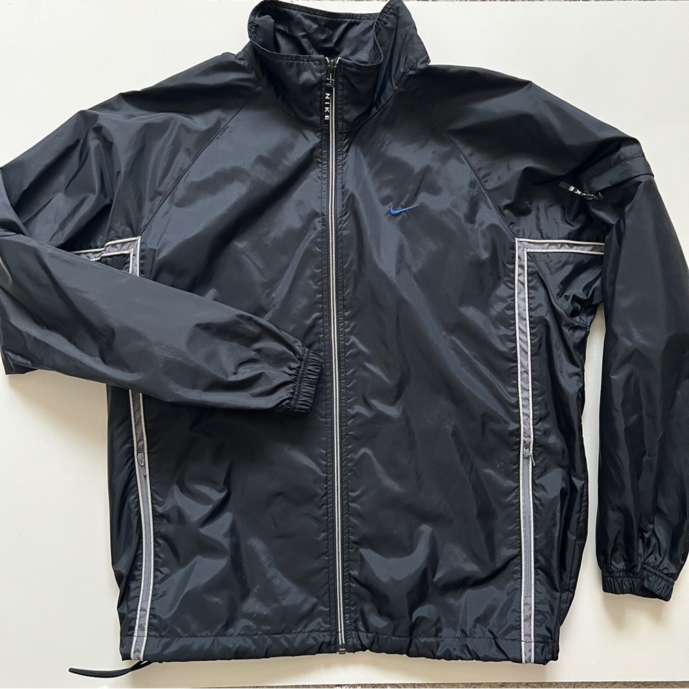 NIKE Black Windbreaker Jacket